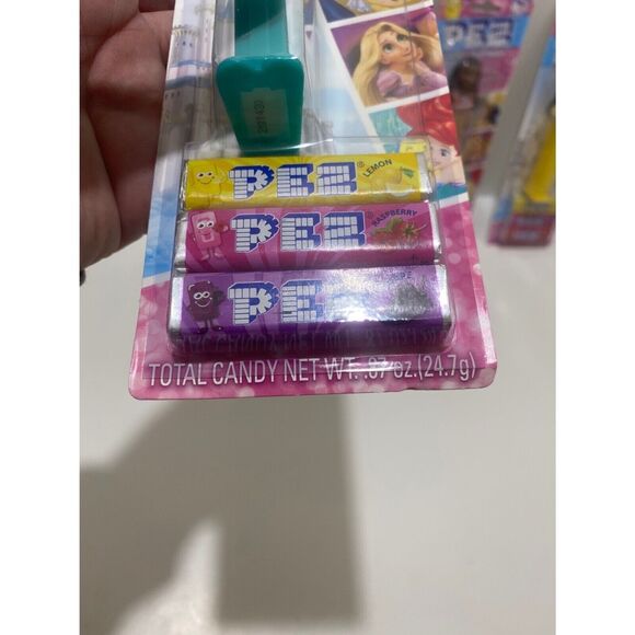 Pez Disney Princess 4 Piece Set Plus One Assorted Flavor Candy Refill Package - Picture 7 of 10